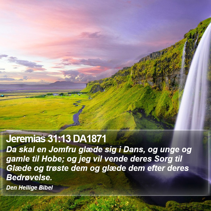 Jeremias 31:13 DA1871 Bible Study