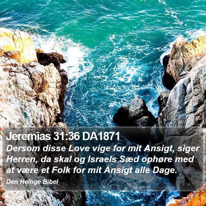 Jeremias 31:36 DA1871 Bible Study