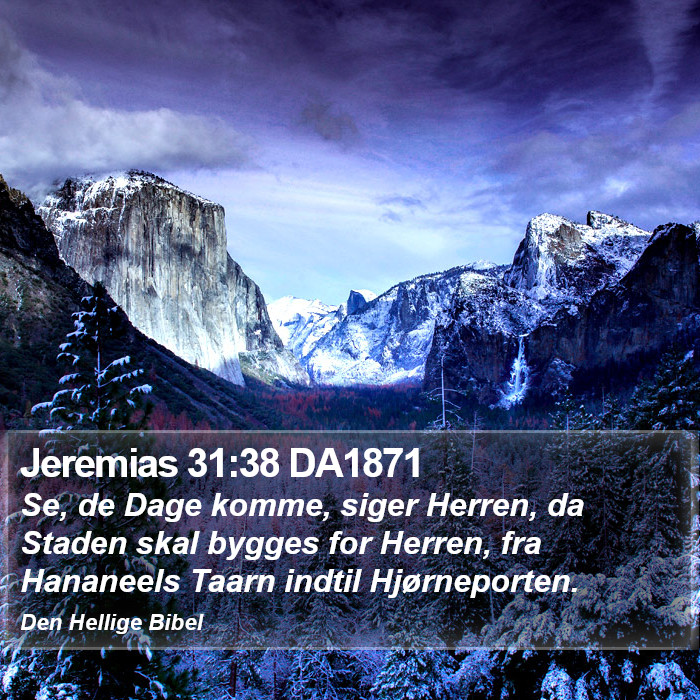 Jeremias 31:38 DA1871 Bible Study