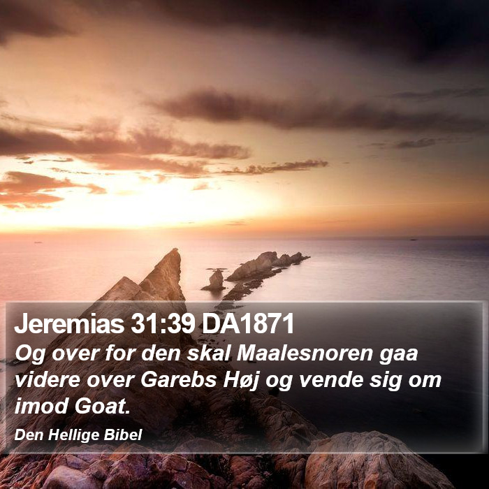 Jeremias 31:39 DA1871 Bible Study