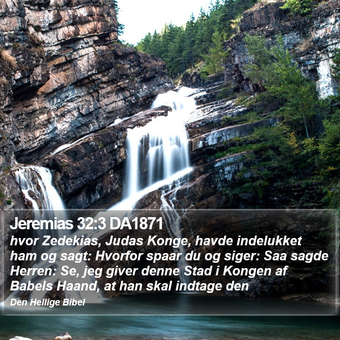 Jeremias 32:3 DA1871 Bible Study