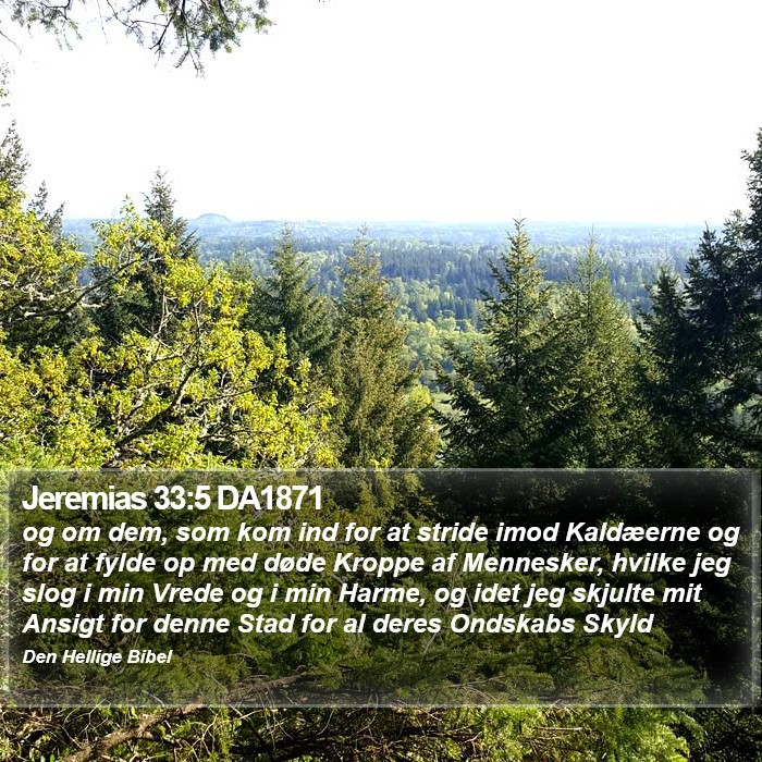 Jeremias 33:5 DA1871 Bible Study