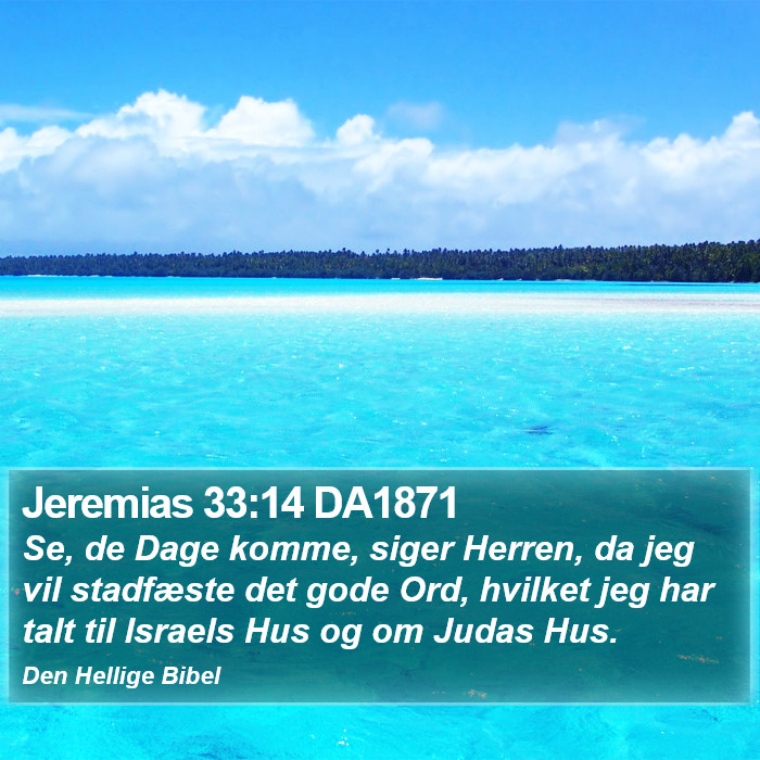 Jeremias 33:14 DA1871 Bible Study