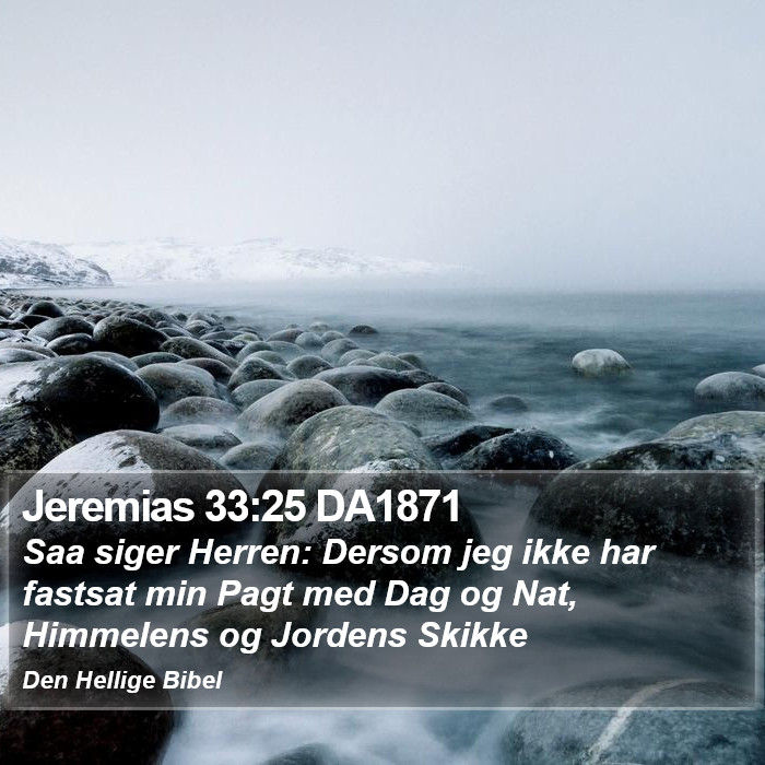 Jeremias 33:25 DA1871 Bible Study