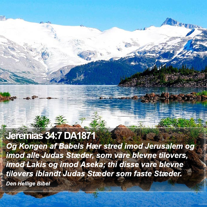 Jeremias 34:7 DA1871 Bible Study