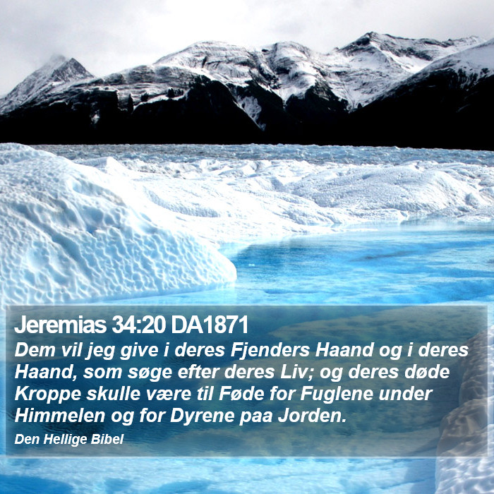 Jeremias 34:20 DA1871 Bible Study