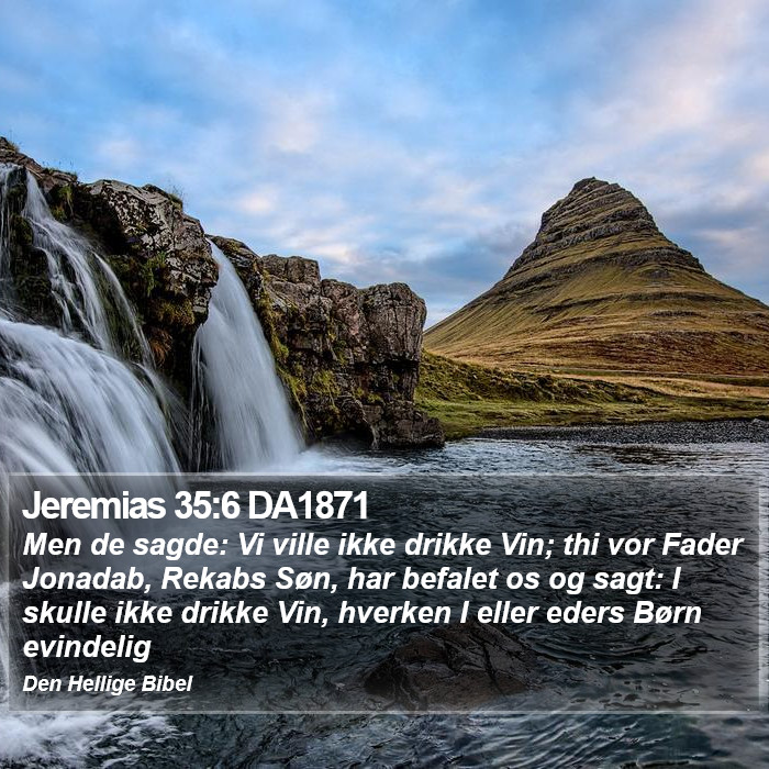 Jeremias 35:6 DA1871 Bible Study