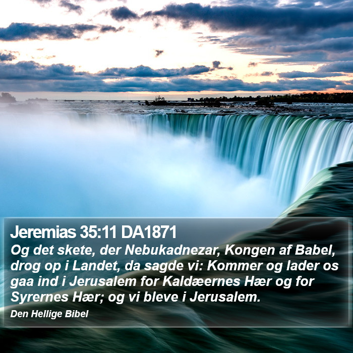 Jeremias 35:11 DA1871 Bible Study