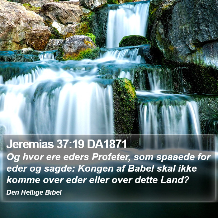 Jeremias 37:19 DA1871 Bible Study