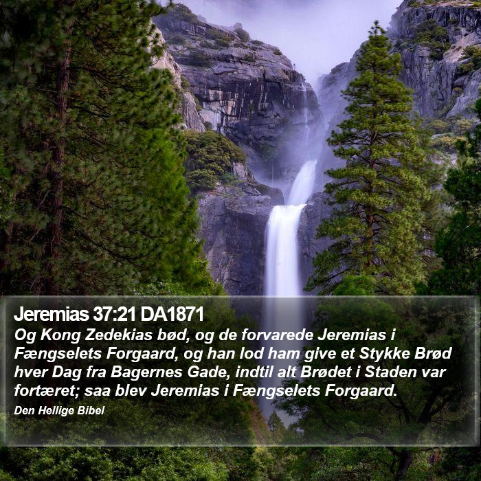Jeremias 37:21 DA1871 Bible Study