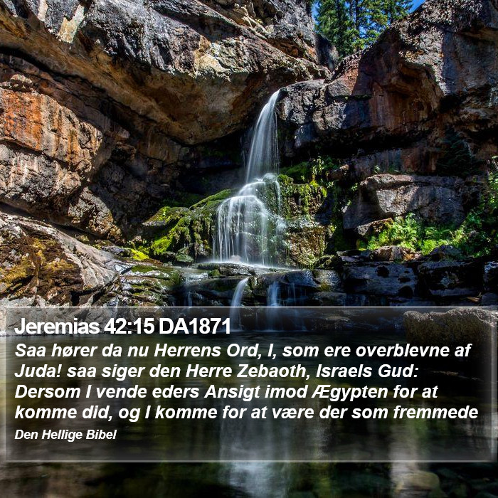 Jeremias 42:15 DA1871 Bible Study