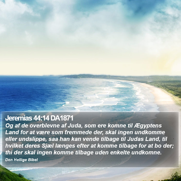 Jeremias 44:14 DA1871 Bible Study