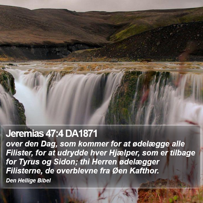 Jeremias 47:4 DA1871 Bible Study