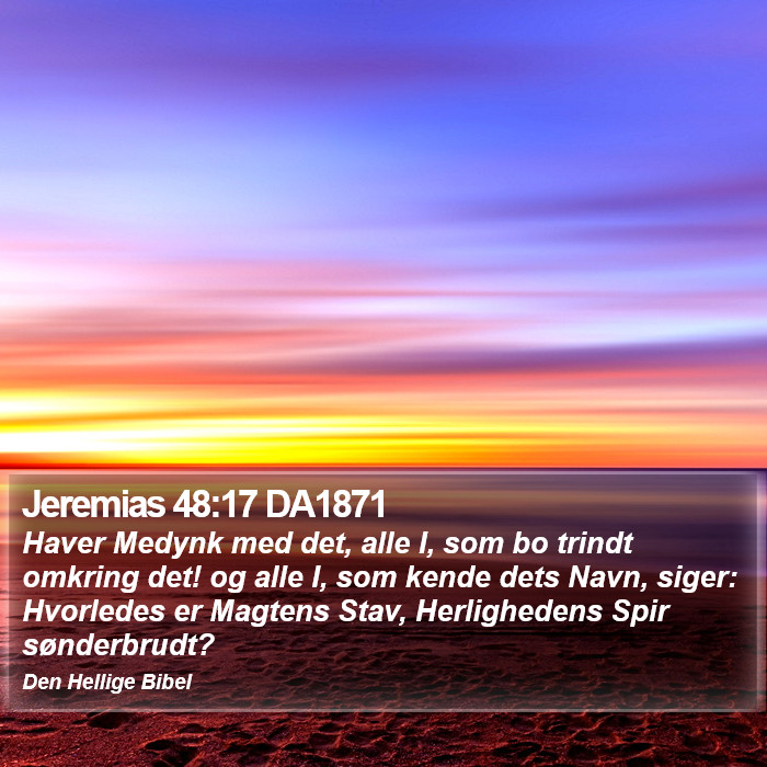 Jeremias 48:17 DA1871 Bible Study