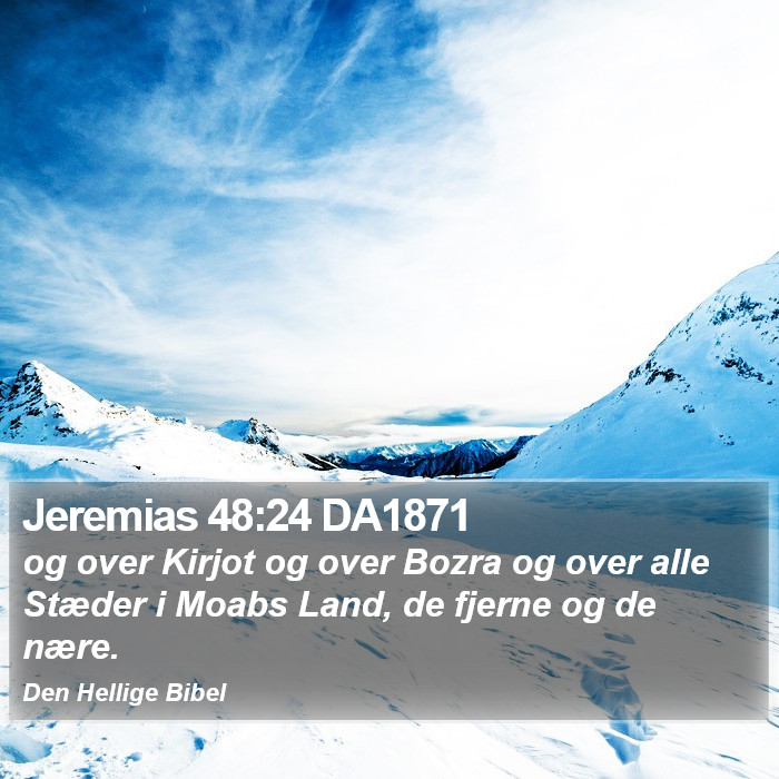 Jeremias 48:24 DA1871 Bible Study