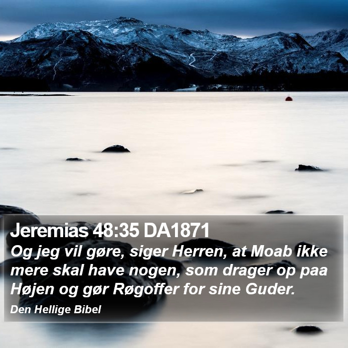 Jeremias 48:35 DA1871 Bible Study