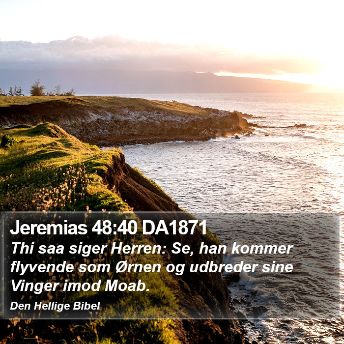 Jeremias 48:40 DA1871 Bible Study