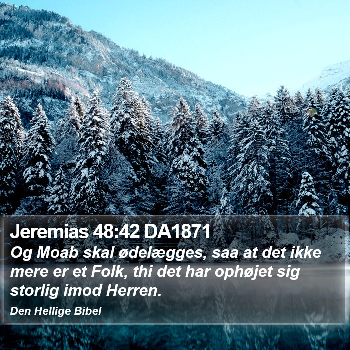 Jeremias 48:42 DA1871 Bible Study