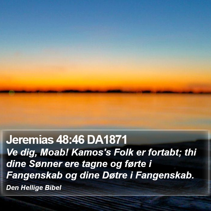 Jeremias 48:46 DA1871 Bible Study