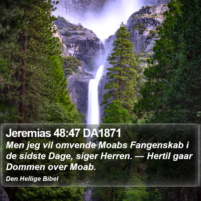 Jeremias 48:47 DA1871 Bible Study
