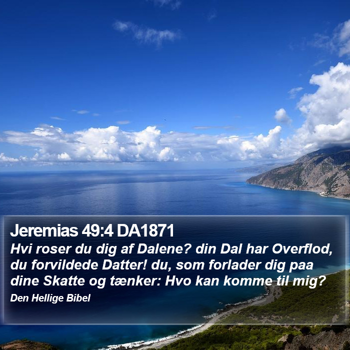 Jeremias 49:4 DA1871 Bible Study