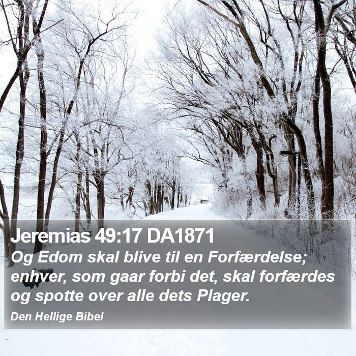 Jeremias 49:17 DA1871 Bible Study