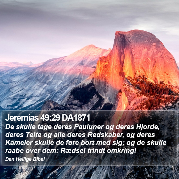 Jeremias 49:29 DA1871 Bible Study