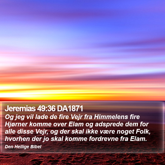 Jeremias 49:36 DA1871 Bible Study