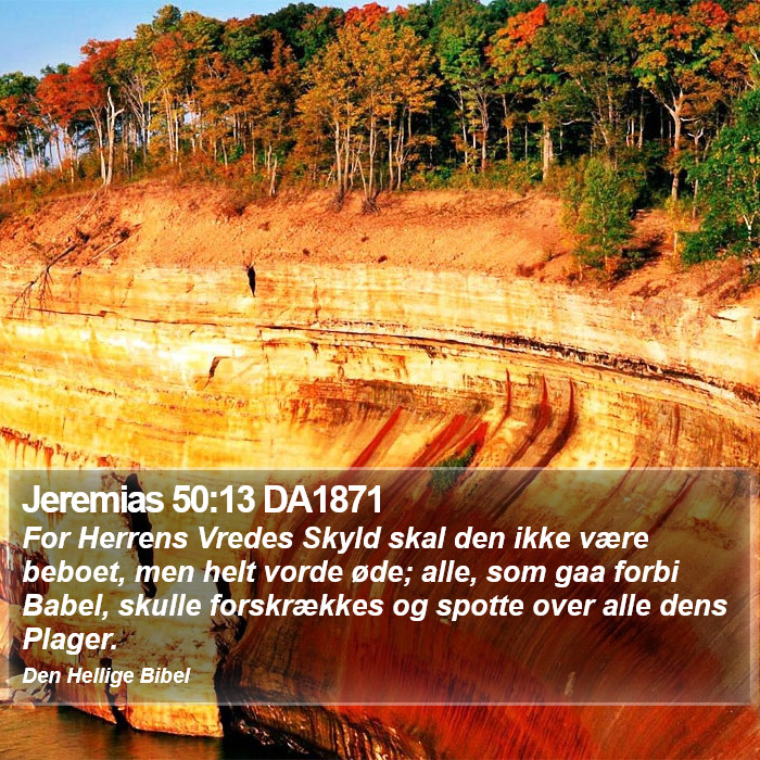 Jeremias 50:13 DA1871 Bible Study