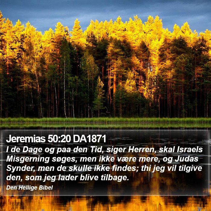 Jeremias 50:20 DA1871 Bible Study