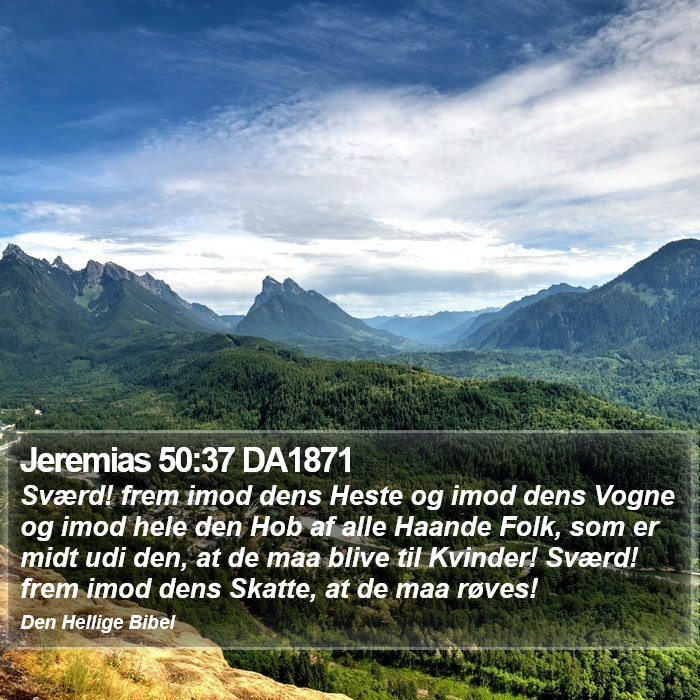 Jeremias 50:37 DA1871 Bible Study