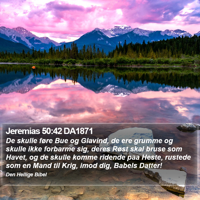 Jeremias 50:42 DA1871 Bible Study