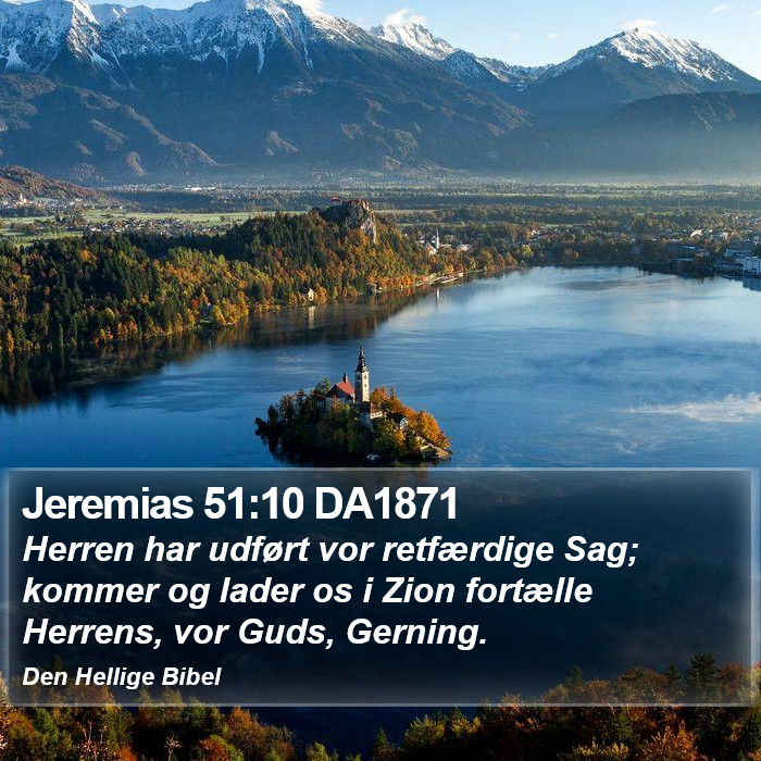 Jeremias 51:10 DA1871 Bible Study