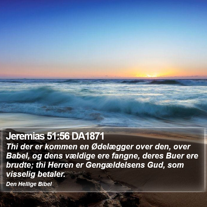 Jeremias 51:56 DA1871 Bible Study