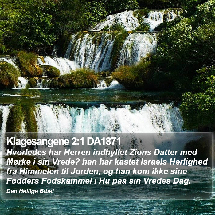 Klagesangene 2:1 DA1871 Bible Study