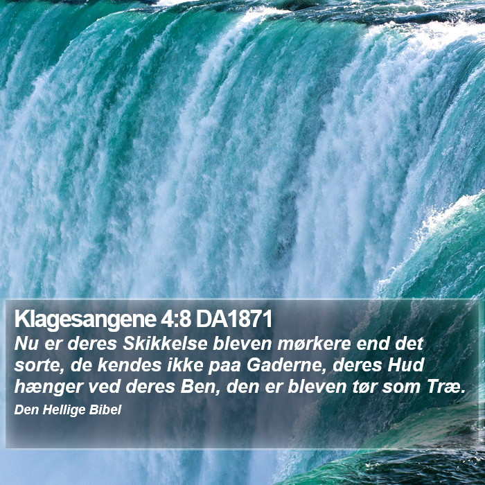 Klagesangene 4:8 DA1871 Bible Study