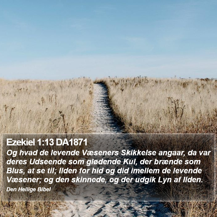 Ezekiel 1:13 DA1871 Bible Study