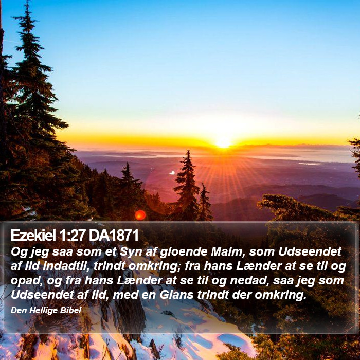 Ezekiel 1:27 DA1871 Bible Study