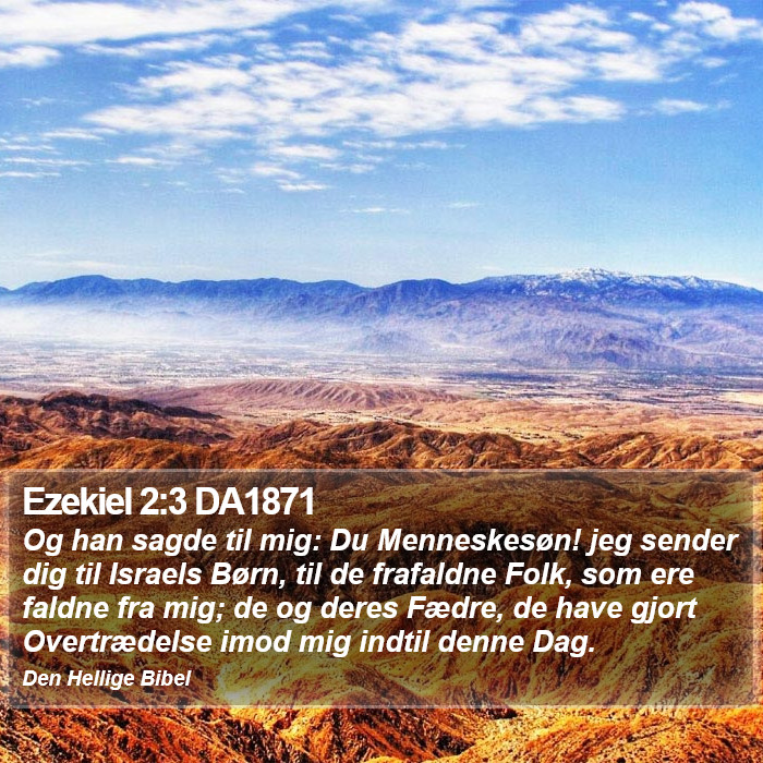 Ezekiel 2:3 DA1871 Bible Study