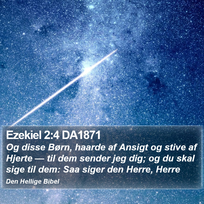 Ezekiel 2:4 DA1871 Bible Study