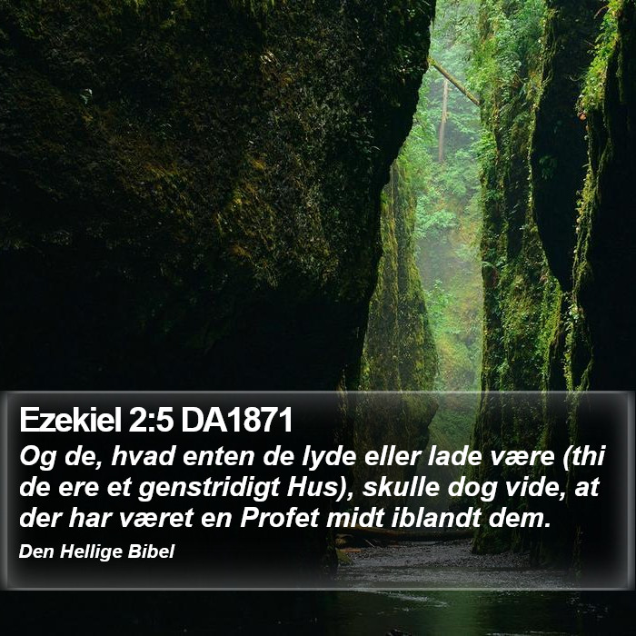 Ezekiel 2:5 DA1871 Bible Study