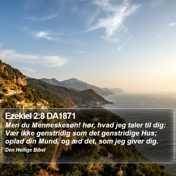 Ezekiel 2:8 DA1871 Bible Study