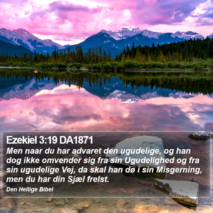 Ezekiel 3:19 DA1871 Bible Study
