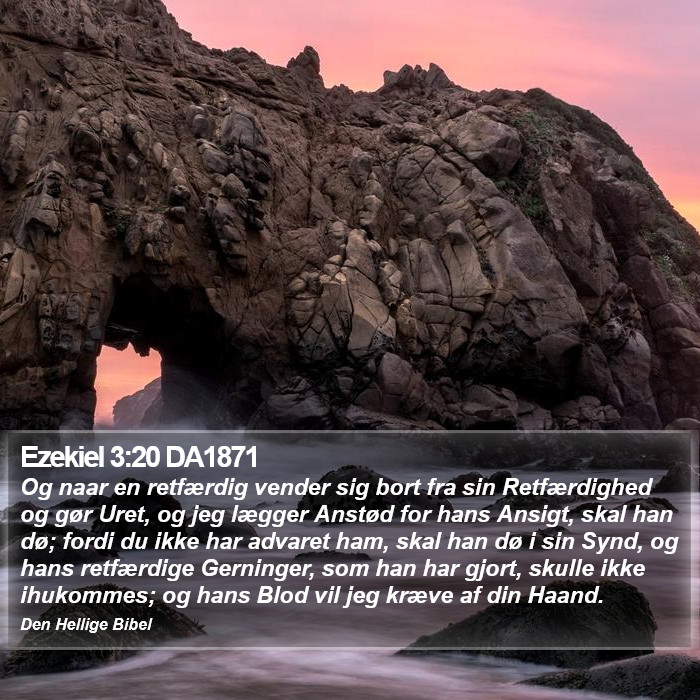 Ezekiel 3:20 DA1871 Bible Study