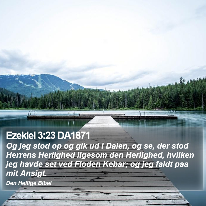 Ezekiel 3:23 DA1871 Bible Study