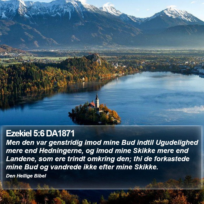 Ezekiel 5:6 DA1871 Bible Study