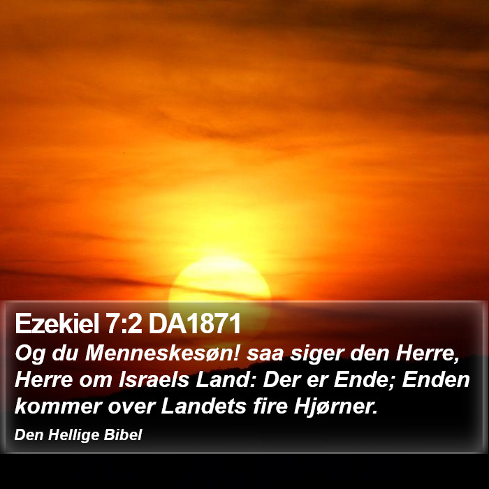 Ezekiel 7:2 DA1871 Bible Study