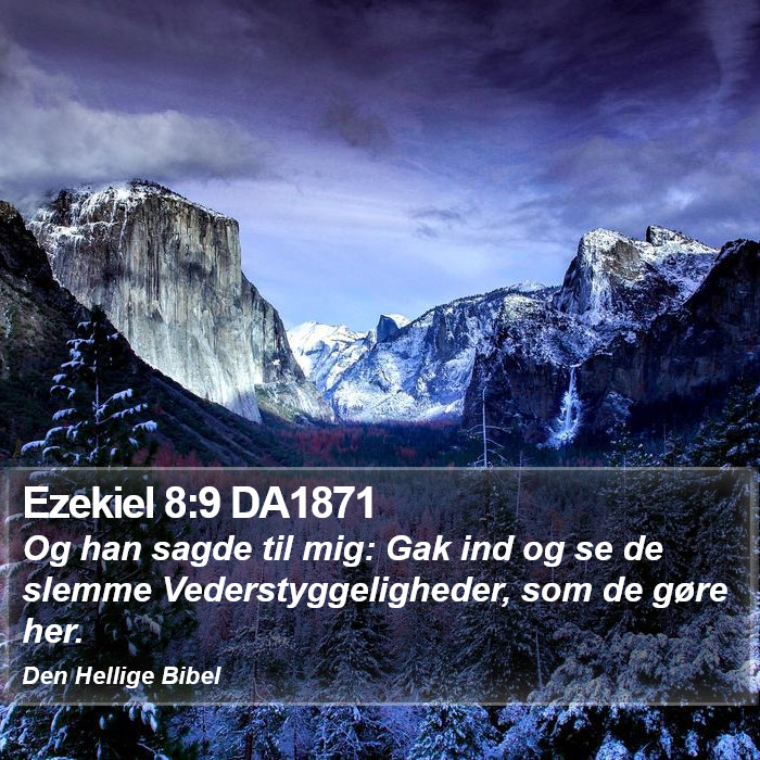 Ezekiel 8:9 DA1871 Bible Study