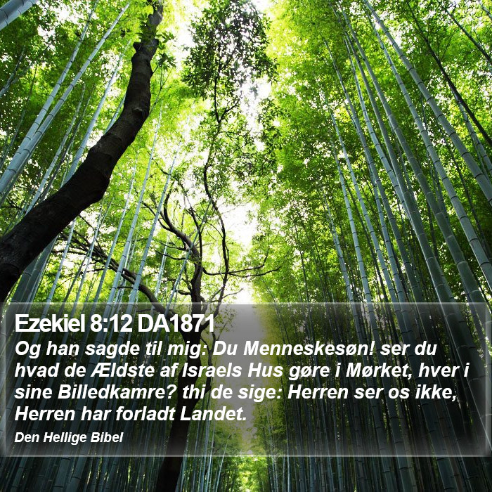 Ezekiel 8:12 DA1871 Bible Study