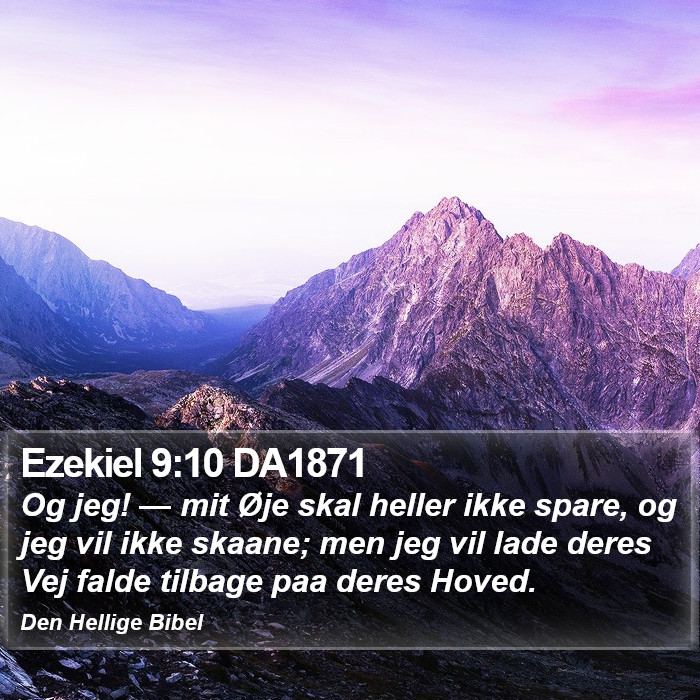 Ezekiel 9:10 DA1871 Bible Study